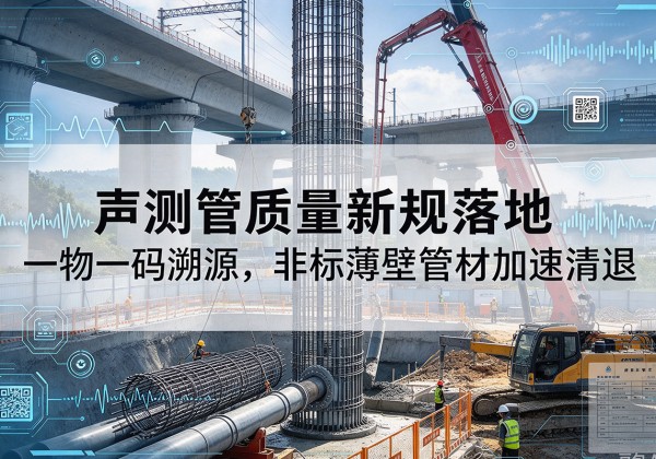 芗城声测管质量新规落地，一物一码溯源，非标薄壁管材加速清退